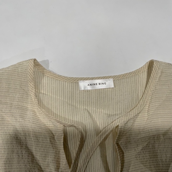 ANINE BING Madison Tiered Silk Blend Mini Dress - Picture 7 of 9